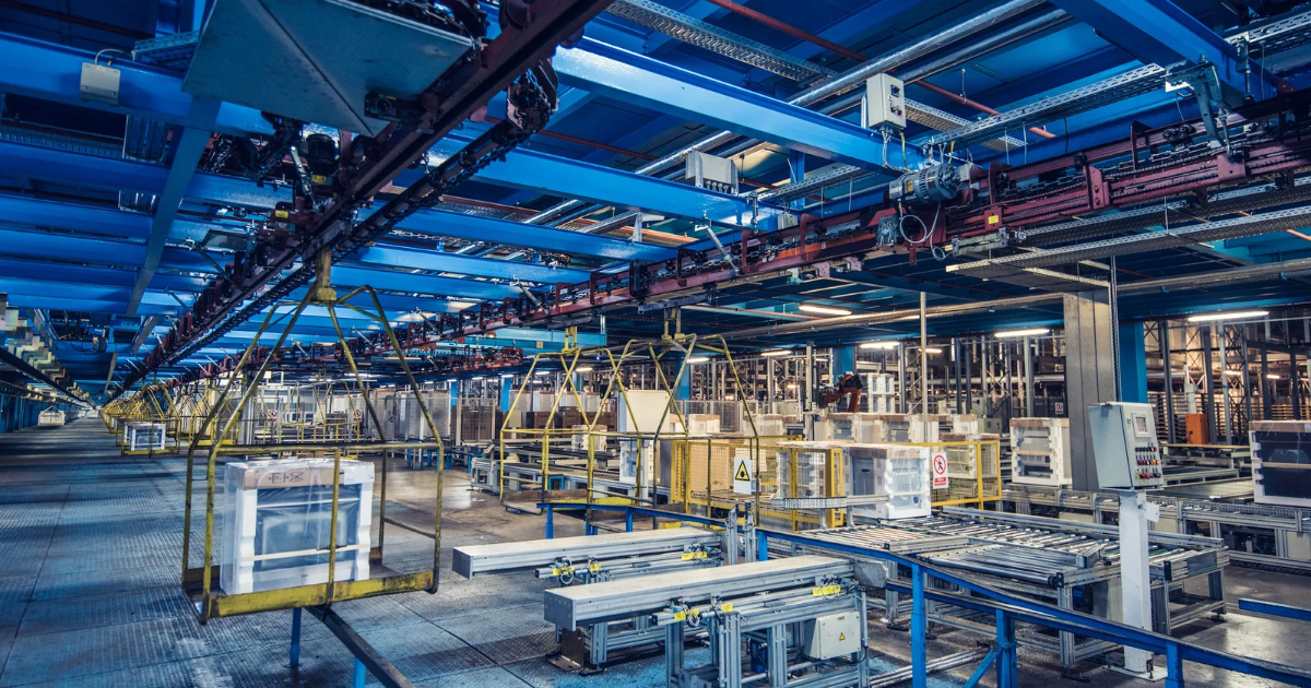 Appliance Manufacturing Facility Stock Image