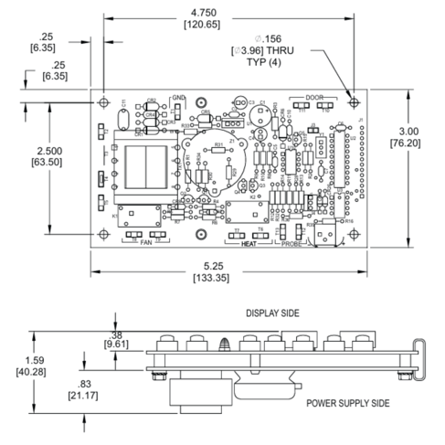 CH50 CH100 Display and Power Supply Schematic CH50 CH100 Display and Power Supply Schematic