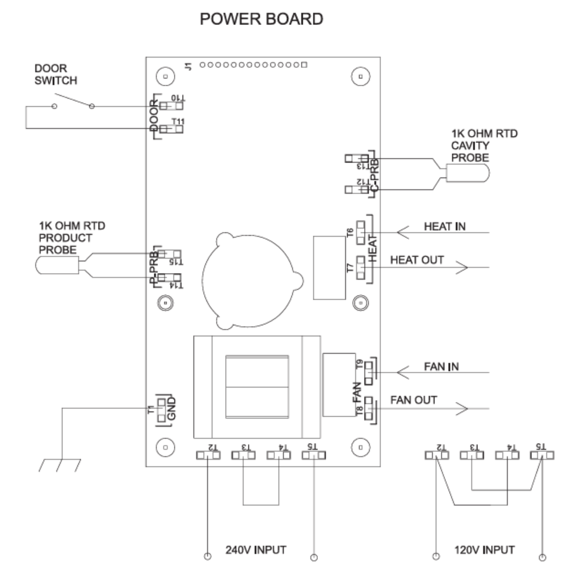 CH50 and CH100 Power Board Schematic